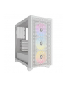 CORSAIR 3000D RGB Tempered Glass Mid Tower White - nr 1