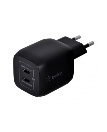 BELKIN WALL CHARGER 45W PD PPS DUAL USB-C GAN BLK