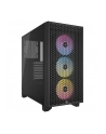 CORSAIR 3000D RGB Tempered Glass Mid Tower Black - nr 77