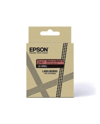 EPSON Matte Tape Red/Black 18mm 8m LK-5RBJ nr 1