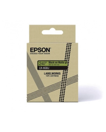 EPSON Matte Tape Green/Black 18mm 8m LK-5GBJ nr 1