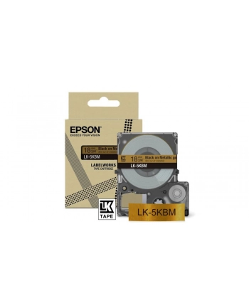 EPSON Metallic Tape Gold/Black 18mm 9m LK-5KBM nr 1