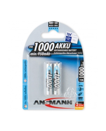 Akumulator NiMH 2xAAA 1000mAh