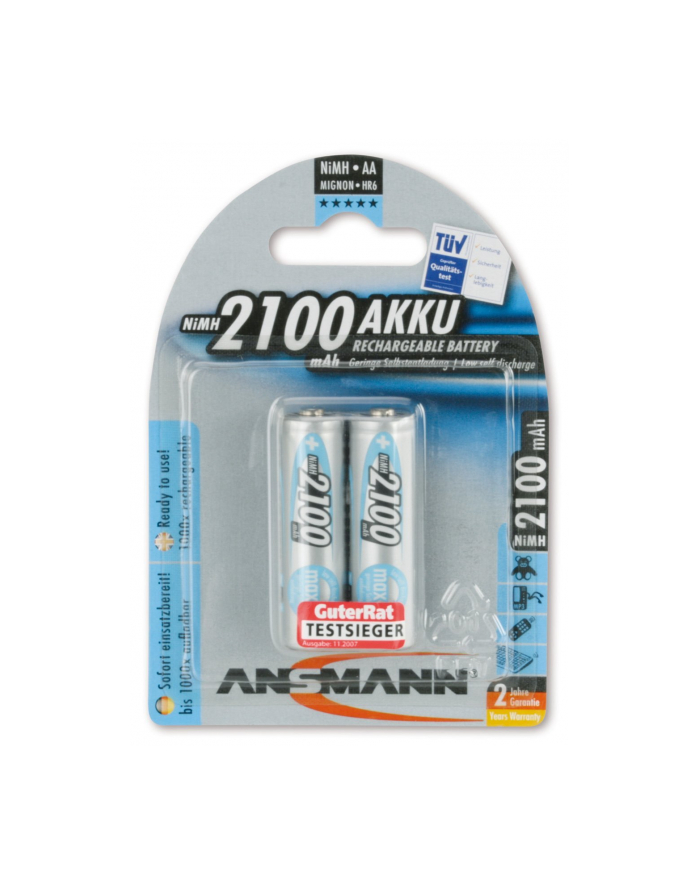 Akumulator maxe NiMH 2xAA 2100mAh główny