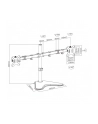 TECHLY Double Joint Monitor Arm for 2 Monitors 13-32inch with base - nr 5