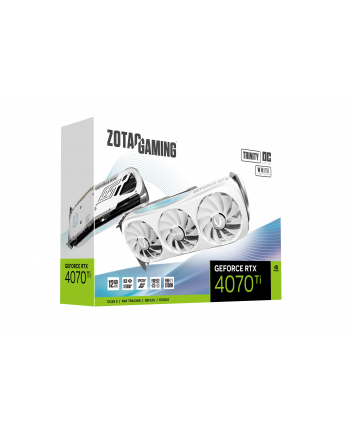 ZOTAC GAMING GEFORCE RTX 4070Ti Trinity OC White Edition 12GB GDDR6X 3xDP 1xHDMI