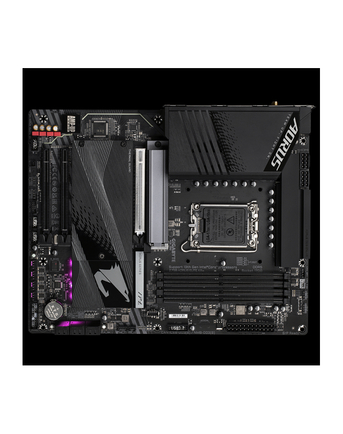 GIGABYTE Z790 AORUS ELITE AX-W LGA1700 ATX MB 4xDDR5 4xSATA 4xM.2 główny