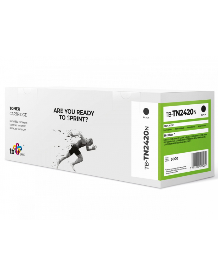 tb print Toner do Brother TN2420 TB-TN2420N 100% nowy czarny główny