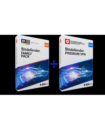 *BitDefender FamilyP+VPN 10St. 1Rok BFPV-N-1Y-10D