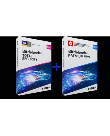 *BitDefender TOTAL+VPN 10St. 1Rok BTSV-N-1Y-10D