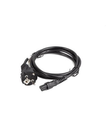 lanberg Kabel zasilający laptop(miki) CEE 7/7 -> IEC 320 C5 1.8m VD-E prosty, czarny