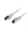LANBERG patchcord kat.8.1 S/FTP LSZH CU 0.25m szary - nr 7