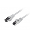 LANBERG patchcord kat.8.1 S/FTP LSZH CU 0.5m szary - nr 1