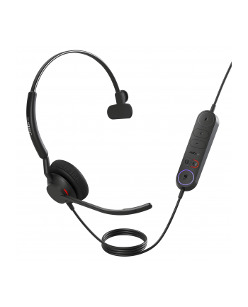 Jabra Engage 40 Inline Link Mono Usb A Ms Przewodowy Monofoniczny Zestaw Słuchawkowy Certyfikowany Dla Microsoft Teams