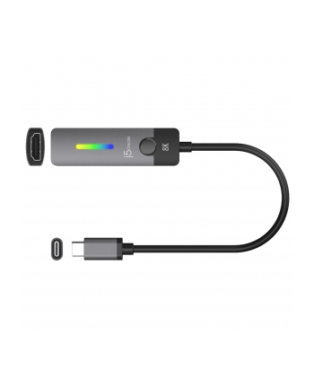 Xxx_J5Create JCA157 adapter kablowy 10 m USB Type-C HDMI Czarny, Szary (JCA157N)