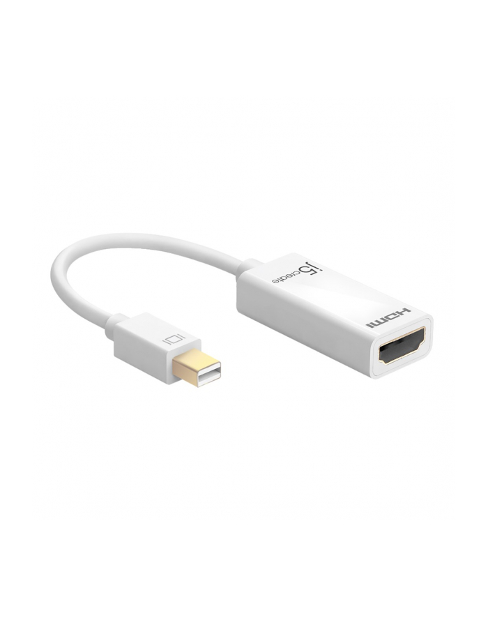 J5CREATE  JDA159 ADAPTER KABLOWY 0,125 M MINI DISPLAYPORT HDMI BIAŁY  (JDA159) główny