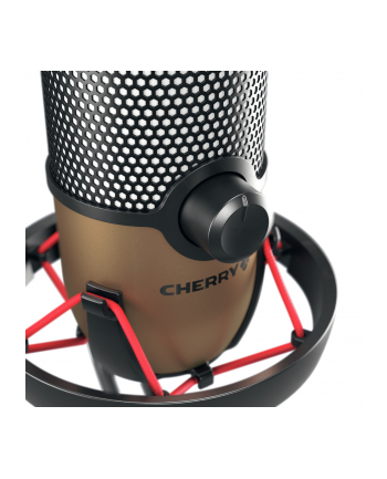 CHERRY UM 9.0 PRO RGB Czarny, Miedziany Mikrofon stołowy