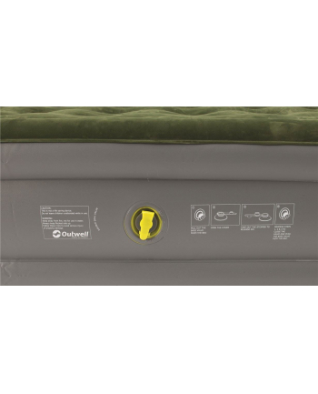 Outwell Excellent Single Sleeping Mat Flock 200mm Dark Leaf And Grey