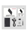 axagon EE25-GTR Obudowa zewnętrzna aluminiowa USB3.2 Gen 2 - SATA 6G 2.5' SSD/HDD - nr 26