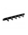TECHLY Panel Grommets 5 Rings Without Holes 1U Black - nr 2