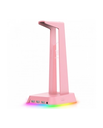 onikuma Stojak na słuchawki z podświetleniem RGB ST2 różowy