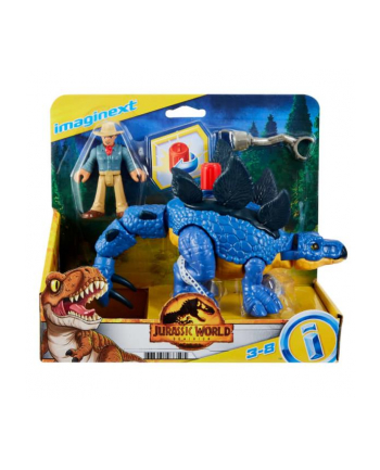 Fisher-Price Jurassic World Imaginext Stegozaur 'amp; Dr.Grant GVV64 MATTEL