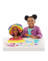 Barbie Głowa do stylizacji Neonowa tęcza Kręcone włosy HMD79 MATTEL - nr 4