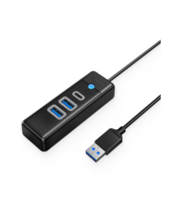 ORICO HUB USB-A 2X USB 31 + USB-C, CZARNY