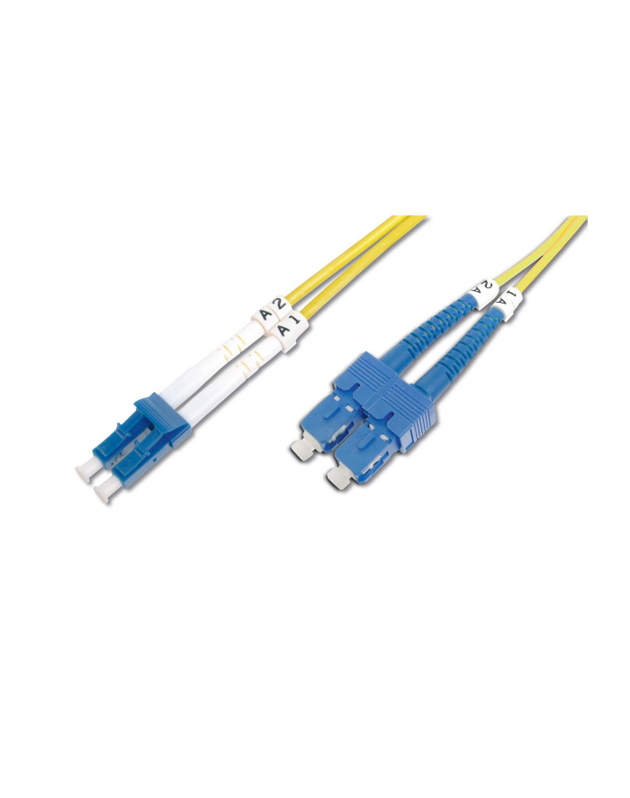 digitus Patchcord światłowodowy FO LC-SC SM 9/125 duplex LSOH 1m główny