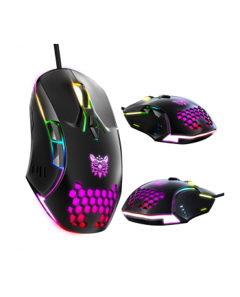 onikuma Mysz gamingowa CW902 RGB czarna