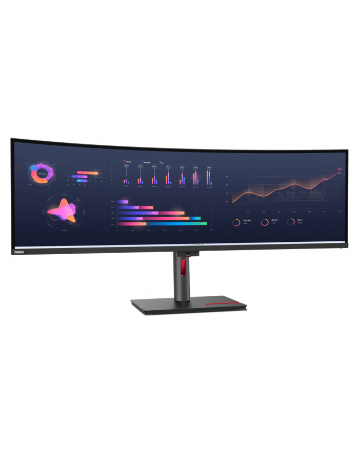 lenovo Monitor 49.0 cali ThinkVision P49w-30 WLED 63DBRAT1(wersja europejska) główny