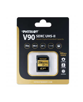 patriot Karta pamięci SDXC 256GB V90 UHS-II U3 C10 300/260MB/s