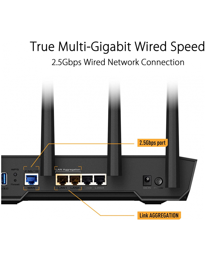 asus Router TUF-AX4200 WiFi AX4200 4LAN 1WAN 1USB główny