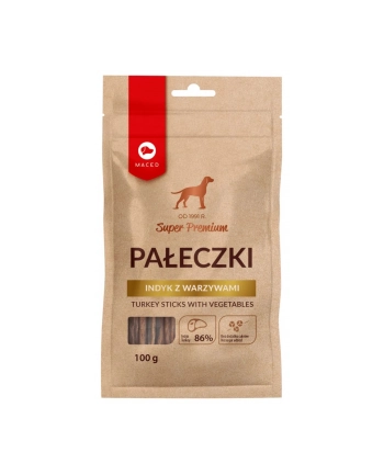 MACED Pałeczki indyk z warzywami 100g
