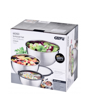Zestaw 3 mis (16, 20, 24 cm) GEFU MONDI G-89430