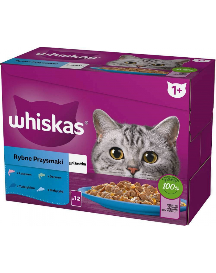 Whiskas Sasz Gal BiaRyb/Dor/Łos/Tuń 12x85g główny