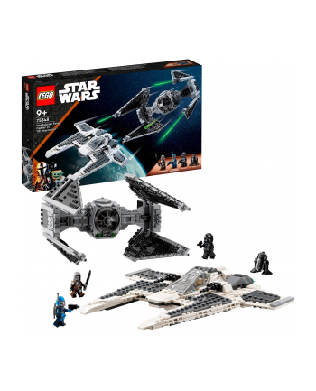 LEGO Star Wars 75348 Mandaloriański myśliwiec Fang Fighter kontra TIE Interceptor