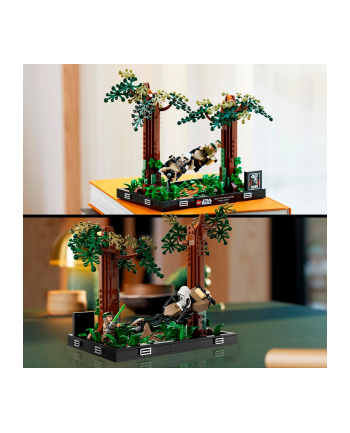 LEGO Star Wars 75353 Diorama: Pościg na ścigaczu przez Endor