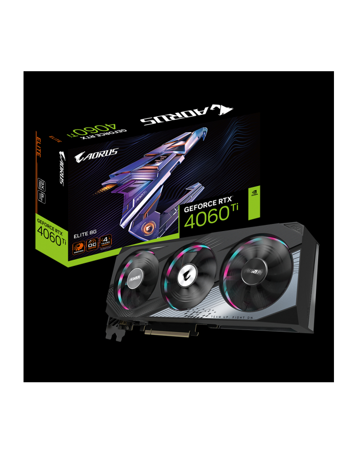 gigabyte Karta graficzna AORUS GeForce RTX 4060 Ti ELITE 8G główny