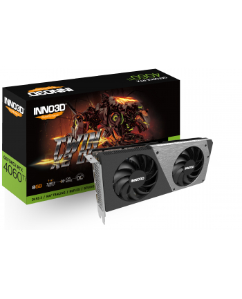 Karta graficzna INNO3D GeForce RTX 4060 Ti Twin X2 OC 8GB