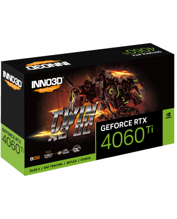 Karta graficzna INNO3D GeForce RTX 4060 Ti Twin X2 OC 8GB