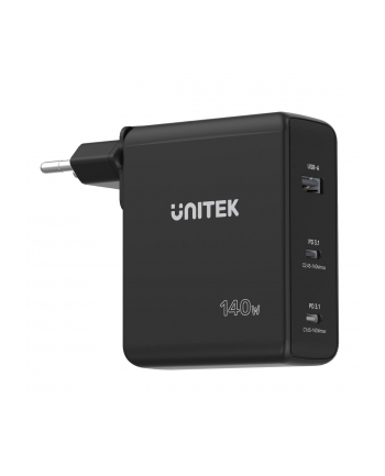 UNITEK ŁADOWARKA GAN 2X USB-C, USB-A, 140W