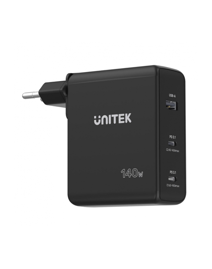 UNITEK ŁADOWARKA GAN 2X USB-C, USB-A, 140W główny