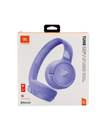 Słuchawki JBL TUNE 520 BT (purple, bezprzewodowe, nauszne)