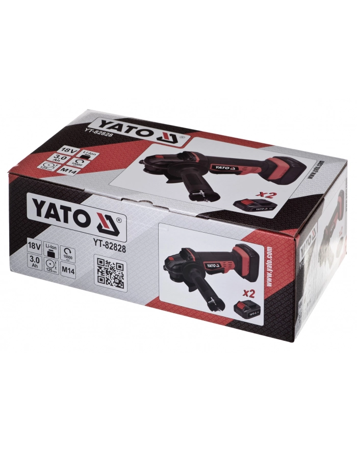 Szlifierka kątowa 18V 2x Aku YATO YT-82828 główny