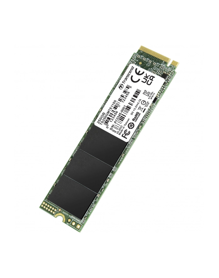 TRANSCEND 250GB SSD internal M.2 2280 PCIe Gen3x4 NVMe TLC DRAM-less główny