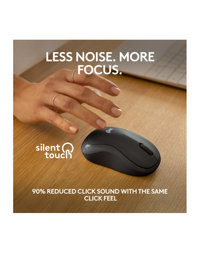 logitech Mysz M240 Silent Bluetooth 910-007119 grafitowa główny