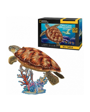 dante Puzzle 3D Żółw wodny DS1080H Cubic Fun nr 1