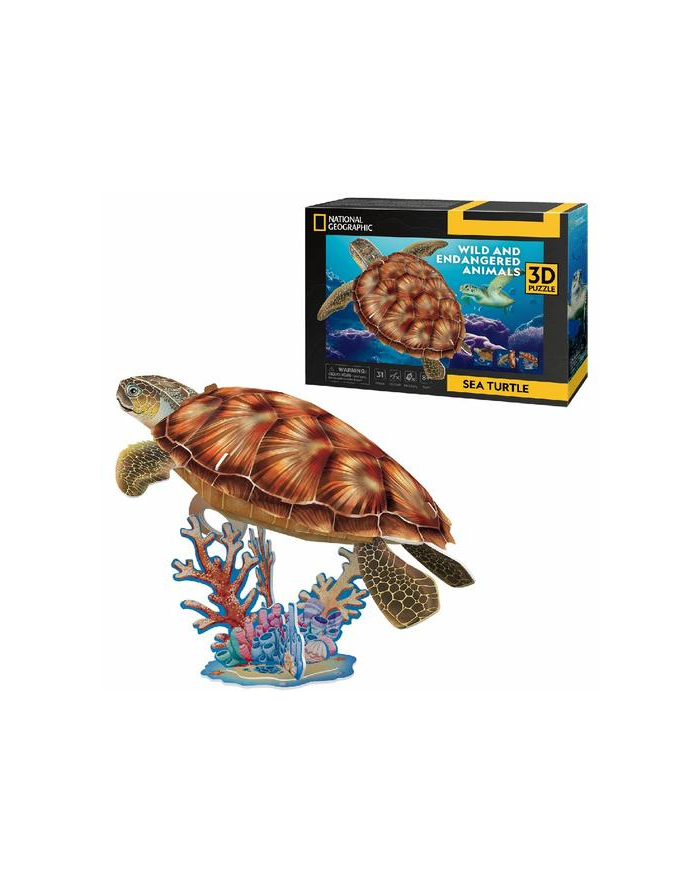 dante Puzzle 3D Żółw wodny DS1080H Cubic Fun główny