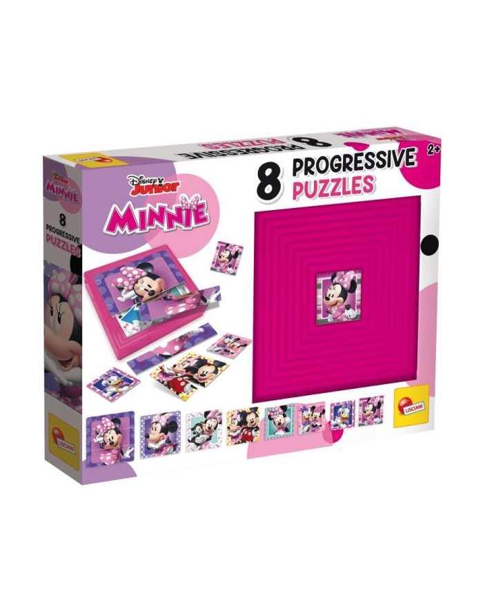 lisciani giochi Puzzle progresywne 8 Minnie Mouse 97791 LISCIANI główny